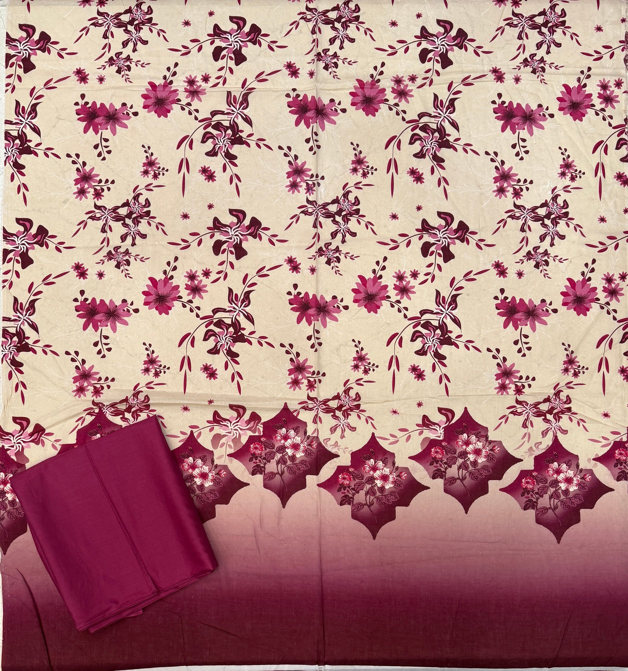 Premium Printed Lawn Unstitched – 2PC ZYRA