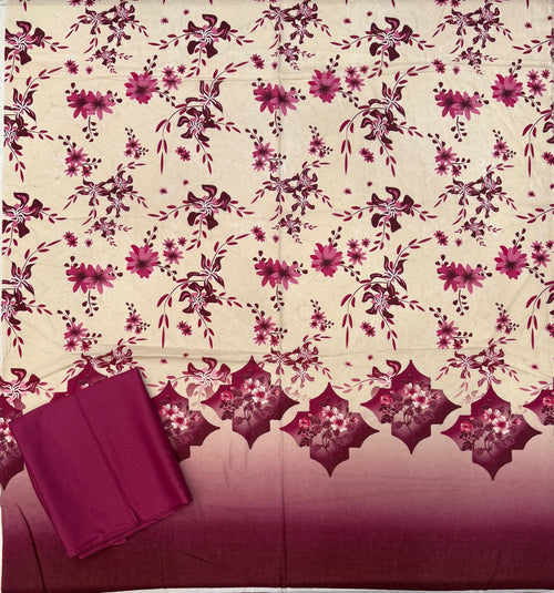 Premium Printed Lawn Unstitched – 2PC ZYRA