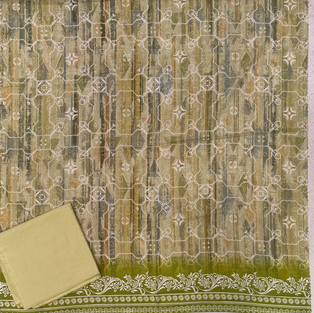 Premium Printed Lawn Unstitched – 2PC Zyra