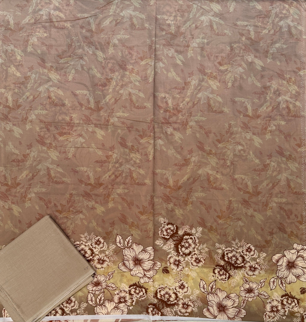 Premium Printed Lawn Unstitched – 2PC ZYRA