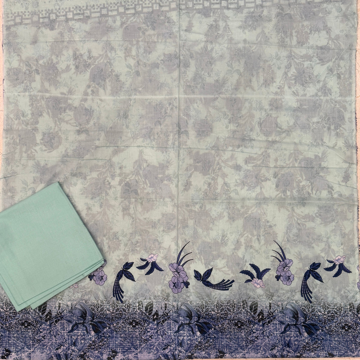 Premium Printed Lawn Unstitched – 2PC ZYRA