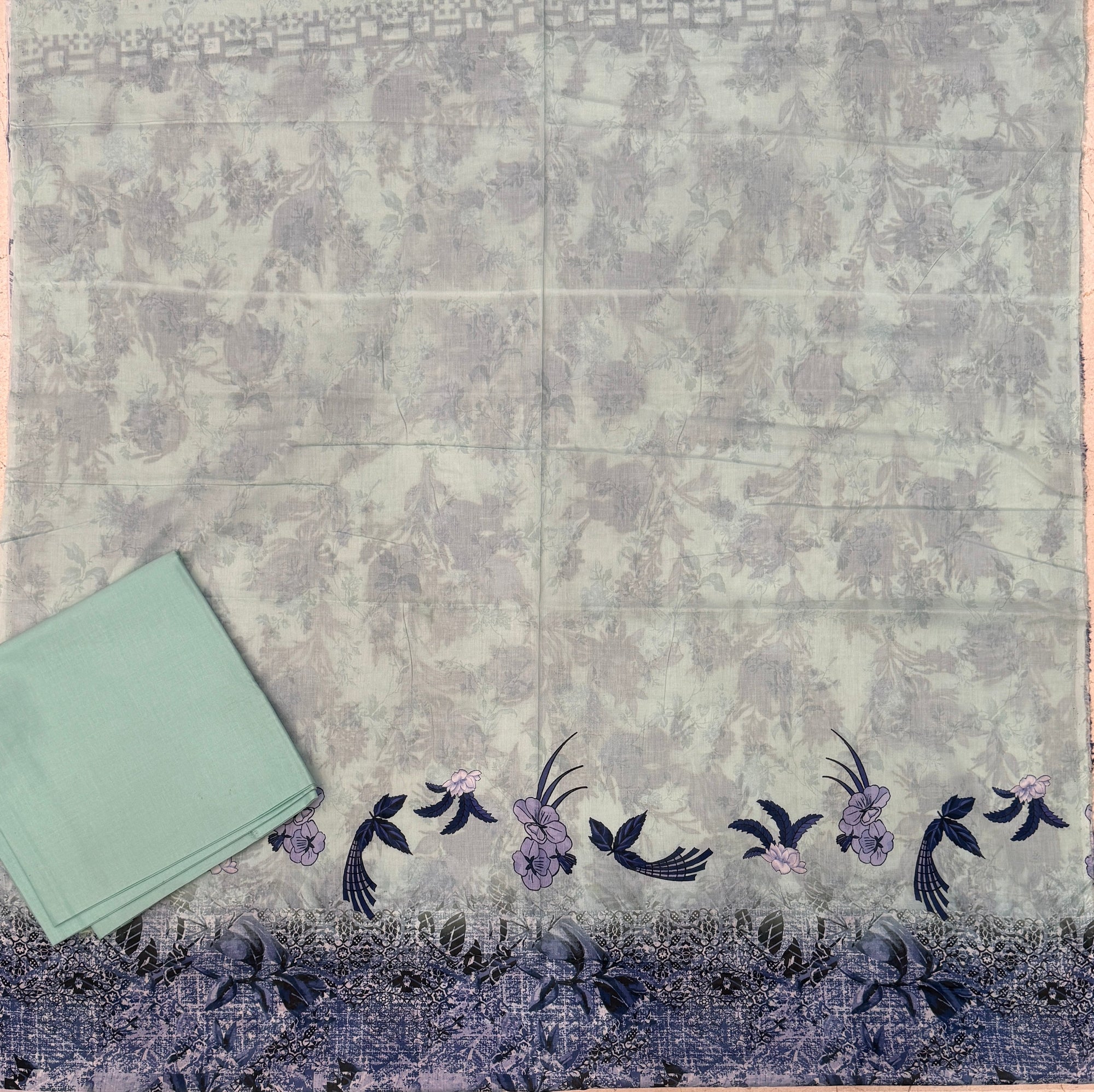 Premium Printed Lawn Unstitched – 2PC ZYRA