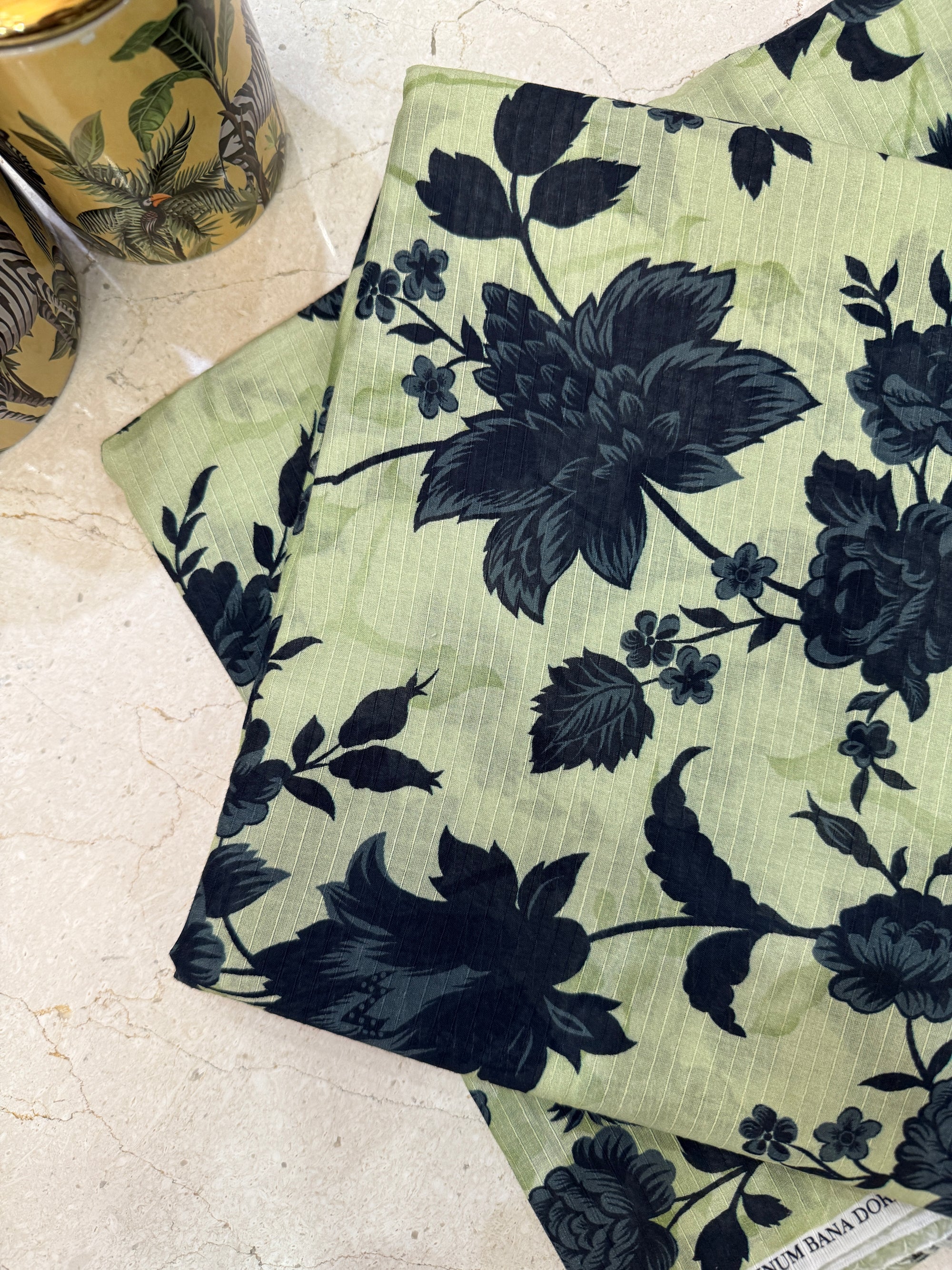 Smoky Green 2 pcs Bana dora Lawn