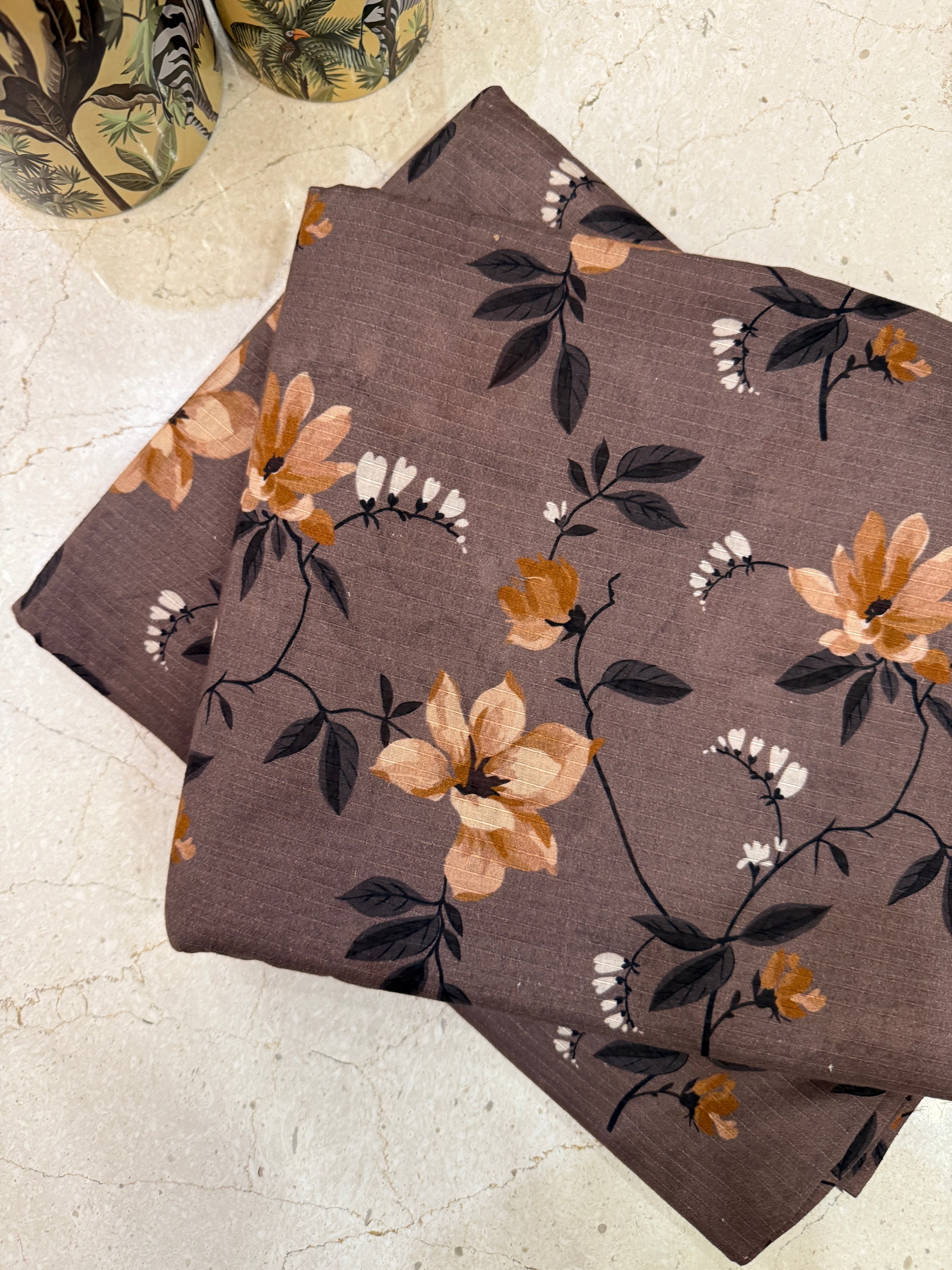 Mocha Bloom 2 pcs Bana dora Lawn