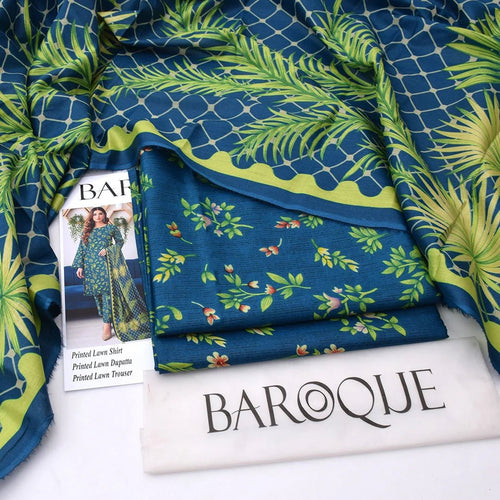 Baroque lawn 3 - Piece Un - stiched - Zyra