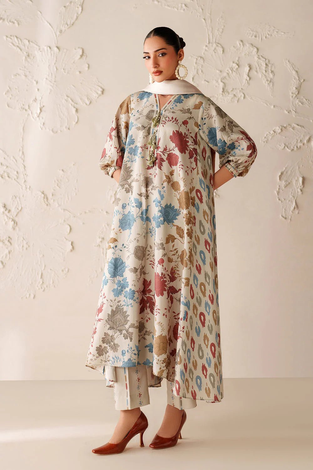 Baroque Lawn 3 - Piece Unstiched - Zyra