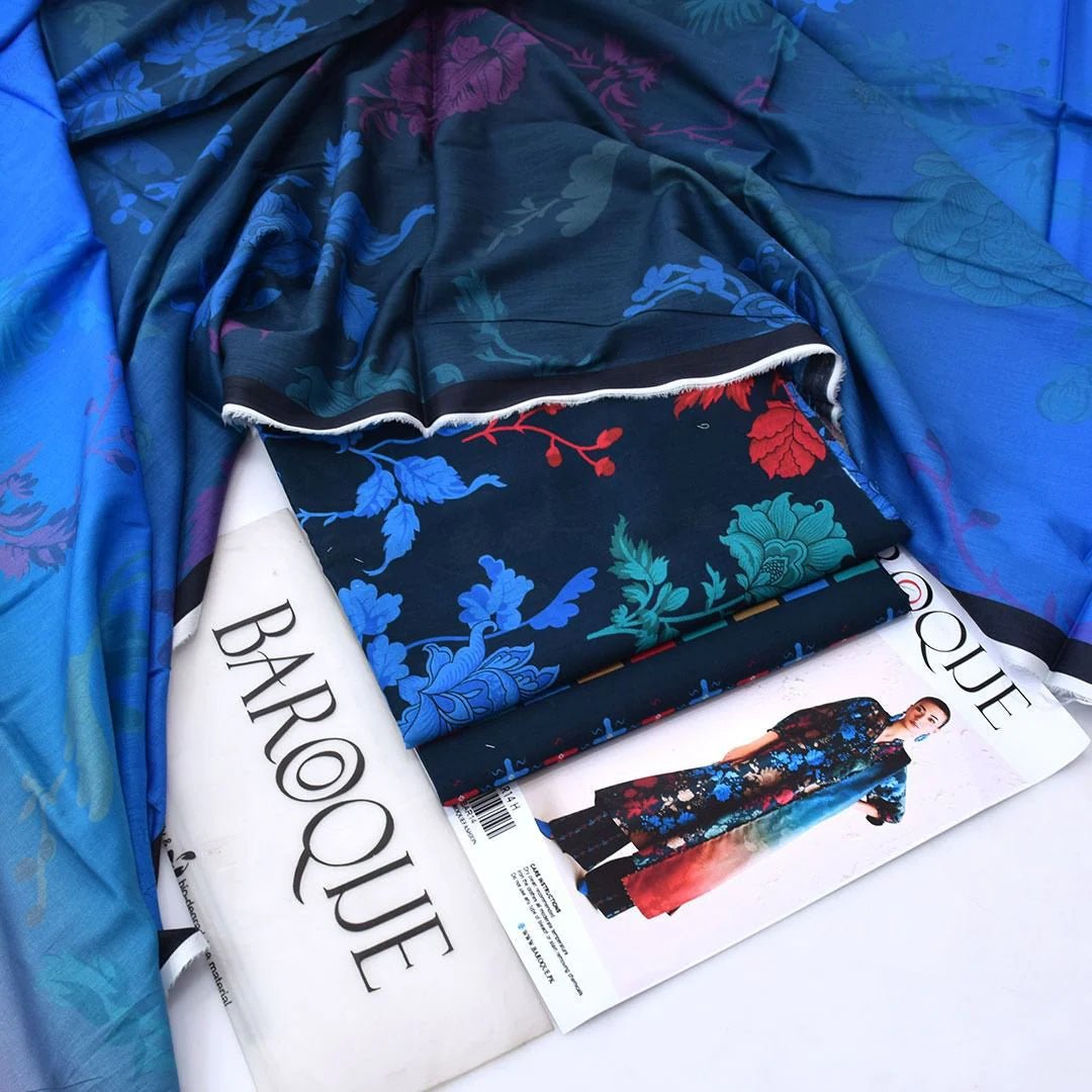 Baroque Lawn 3 - Piece Unstiched - Zyra