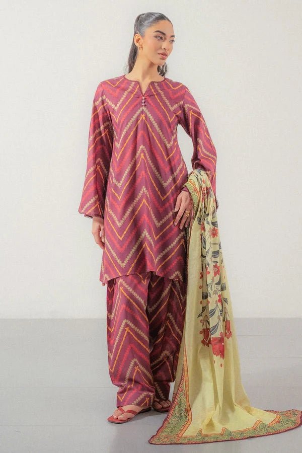 Ego Lawn 3 - Piece Unstiched - Zyra