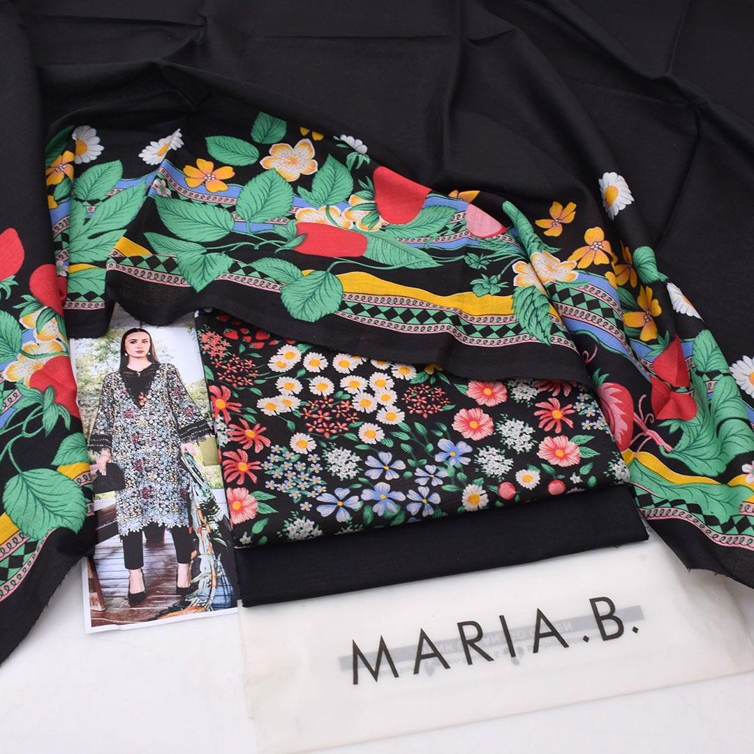 Maria.B Lawn 3 - Piece Unstiched - Zyra